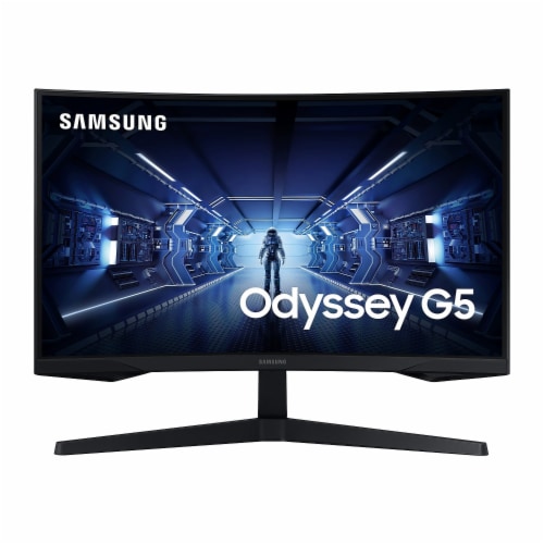Samsung Odyssey G5 32 Curved LED Monitor - Black Perspective: front