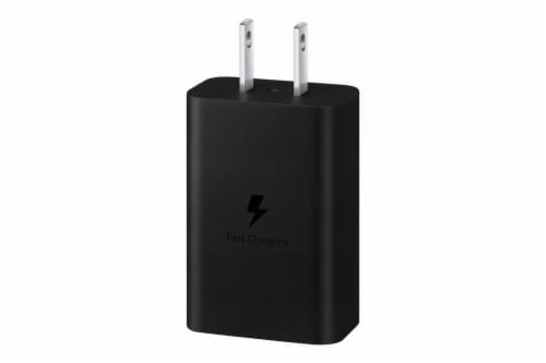 Samsung 15W Type C Charging Block with Cable - Black Perspective: front