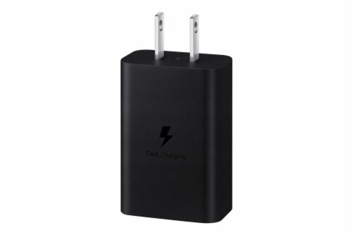 Samsung 15W Type C Charging Block - Black Perspective: front