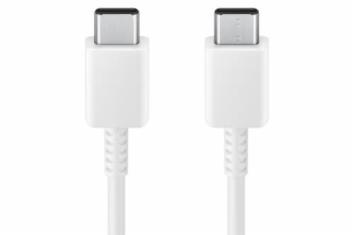 Samsung USB-C Type C to Type C Cable - White Perspective: front