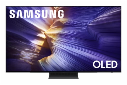 Samsung OLED 4K QN77S90F TV Perspective: front