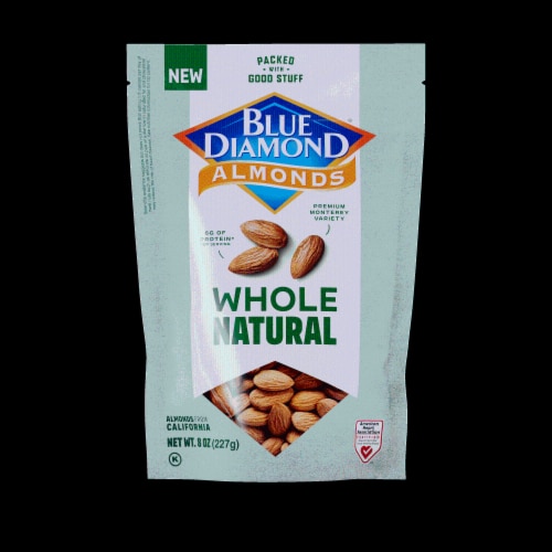 Blue Diamond® Whole Natural Almonds Perspective: front