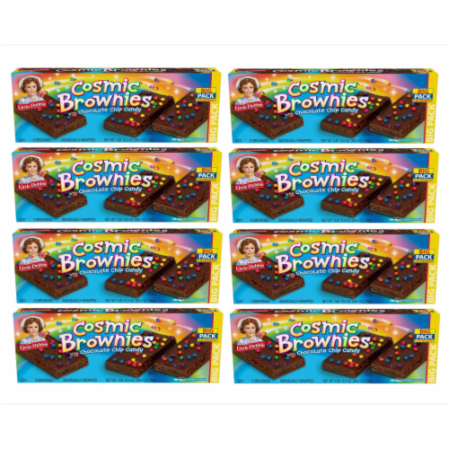 Cosmic Brownie Big Packs, 8 Boxes, 96 Individually Wrapped Brownies