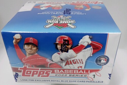 2022 Topps Baseball Series 1 Display Box (Sports Trading Cards) Perspective: front
