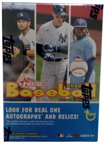 Topps 2022 Heritage Baseball Value Box Perspective: front