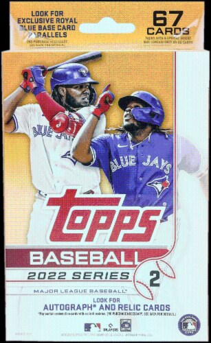 Topps 2022 Series 2 Baseball Hanger Pack Perspective: front