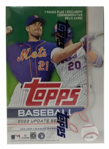 2022 TOPPS BASEBALL UPDATES RELIC BOX (SPORTS TRADING CARDS) Perspective: front