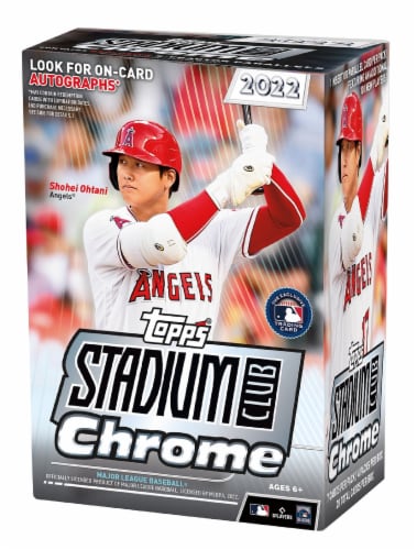 Topps 2022 Stadium Club Chrome Baseball Value Box Perspective: front