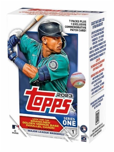 Topps Series 1 2023 MLB Baseball Value Box Trading Cards Perspective: front