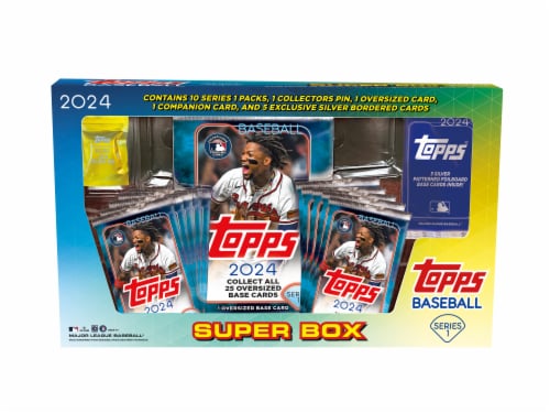 2024 Topps Series 1 Baseball Super Box Perspective: front
