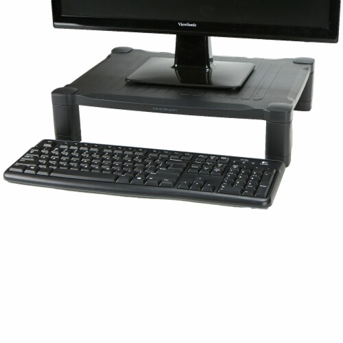 Mind Reader Adjustable Plastic Monitor & Device Riser Perspective: front
