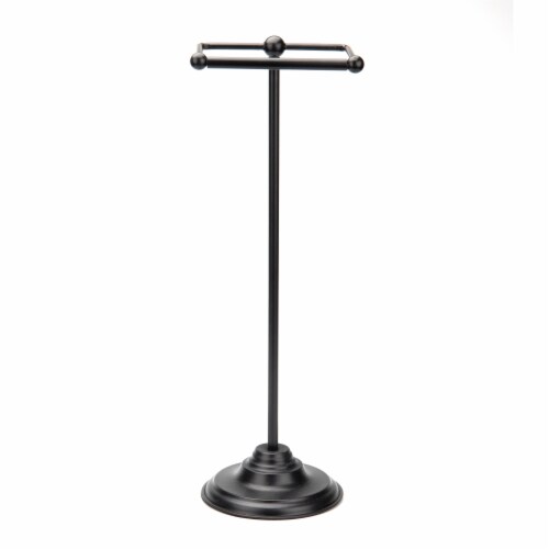 Mind Reader Freestanding Toilet Paper Holder - Black, 1 ct - Food 4 Less