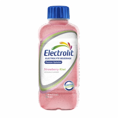 Electrolit Premium Hydration Strawberry Kiwi Sports Drink Bottle Perspective: front