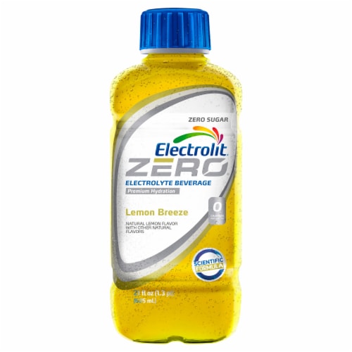 Electrolit Zero Lemon Breeze Electrolyte Beverage Perspective: front