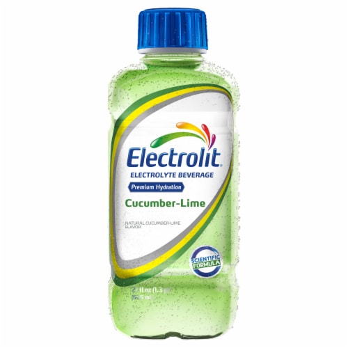 Electrolit™ Cucumber Lime Electrolyte Beverage Perspective: front