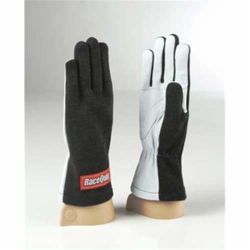 RaceQuip 350006 Non SFI Basic Race Glove Black Extra Large 1 Foods Co