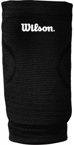 Wilson Profile Junior Volleyball Knee Pads - Black Perspective: front