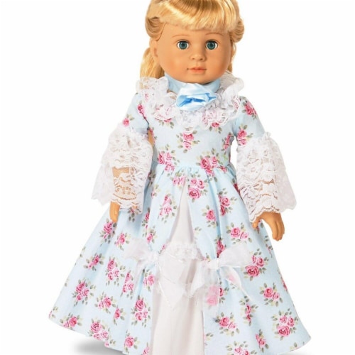 Partytime 248205 Fancy Early American 18 in. Doll Dress - Small, 1
