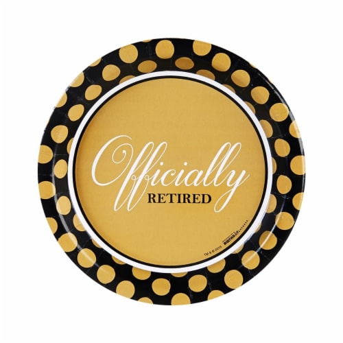 Buyseasons 263883 Officially Retired Dessert Plates - Size 24 Perspective: front