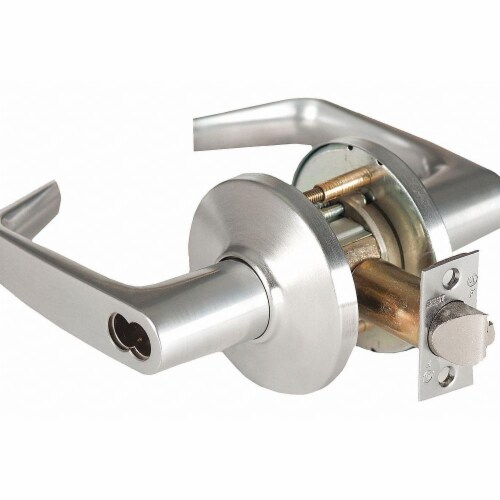 Best Door Lever Lockset,4-7/8  Strike Dim  9K37R15CS3626 Perspective: front