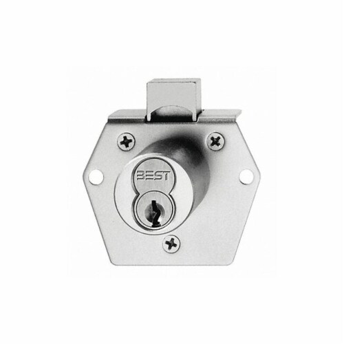Best Intchge Core Dead Bolt Locks,Slv,Diamond  5L7RD2626A450 Perspective: front