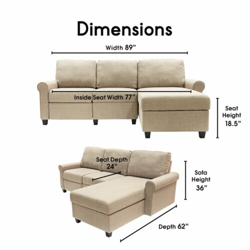 Serta Copenhagen Reclining Sectional