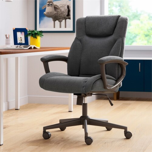 Serta black office shop chair