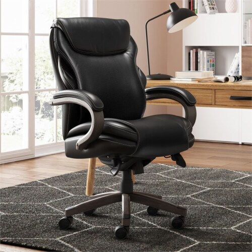 LaZBoy Hyland Executive Office Chair with AIR Lumbar Technology Black