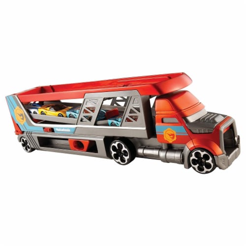 vieren ik heb dorst Supermarkt Mattel Hot Wheels Haul and Race Rig Truck, 1 ct - Mariano's