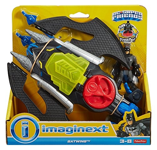Fisher-Price® Imaginext DC Super Friends Batwing Action Figure Perspective: front