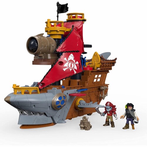 Fisher price pirate ship deals figures
