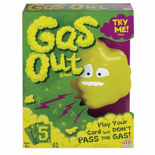 Mattel Gas Out Game Perspective: front