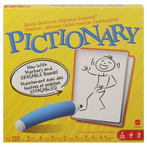 Mattel Pictionary - The Classic Quick Draw Game Since 1985 - Guesses Can Be Just as Hilarious As the Sketches