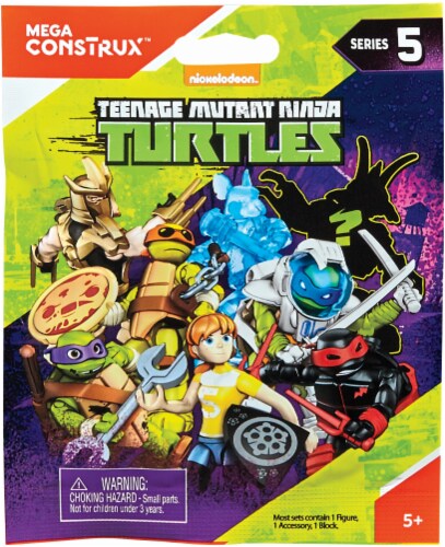 Mega Bloks® Nickelodeon Teenage Mutant Ninja Turtles Series 1 Blind Bag Perspective: front