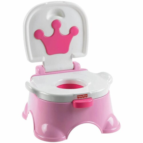 Fisher Price FPDRM01 Pink Princess Stepstool Potty 1 Kroger