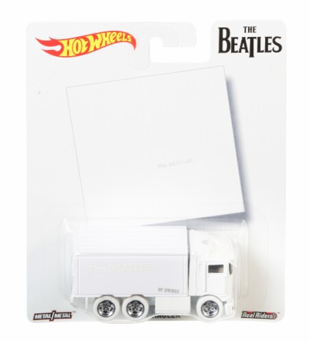 Hot Wheels® The Beatles White Hauler Perspective: front