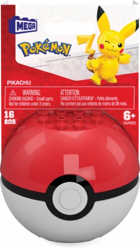 Mega Construx™ Pokemon™ Pokeball Abra Building Set Perspective: front