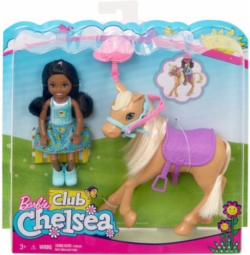 Barbie Chelsea Club Doll And Pony - Imagine That Toys