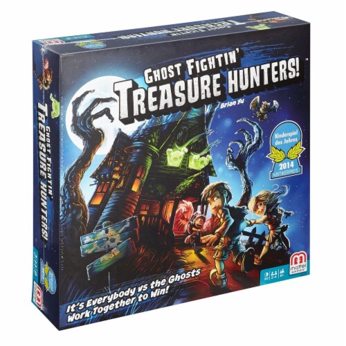Mattel Ghost Fightin Treasure Hunters Board Game Perspective: front