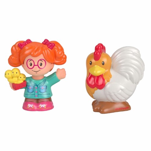 Fisher-Price® Little People Sofie and Rooster Perspective: front