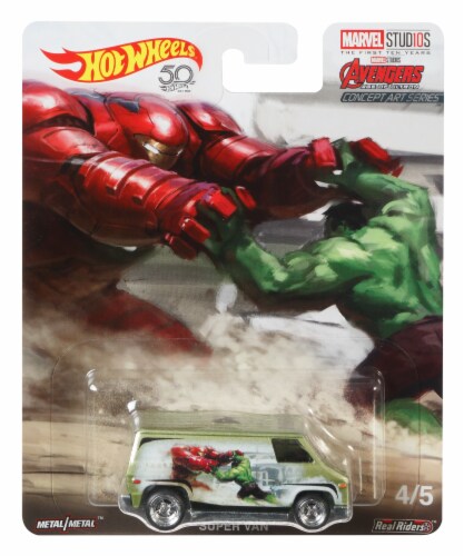 Hot Wheels® Avengers Super Van Perspective: front