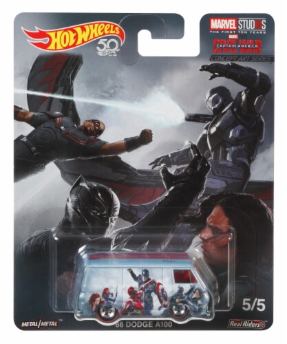Hot Wheels Marvel Studios 66 Dodge Toy Car Perspective: front