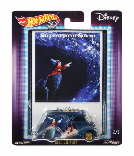 Hot Wheels Disney Stereophonic Sound Deco Deliever™ Toy Car Perspective: front