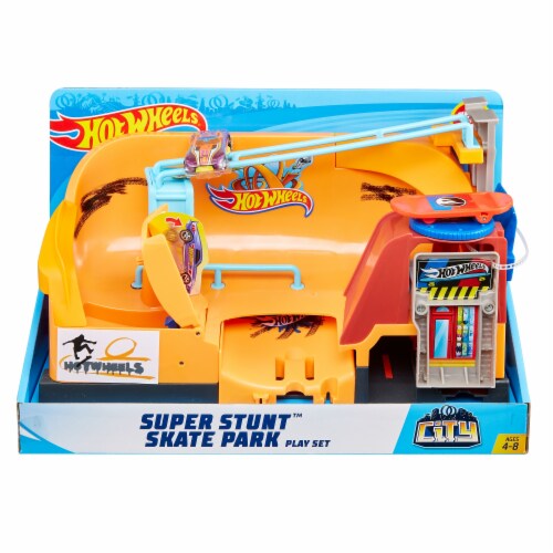 Mattel Hot Wheels City Super Stunt Skate Park Play Set 1 ct