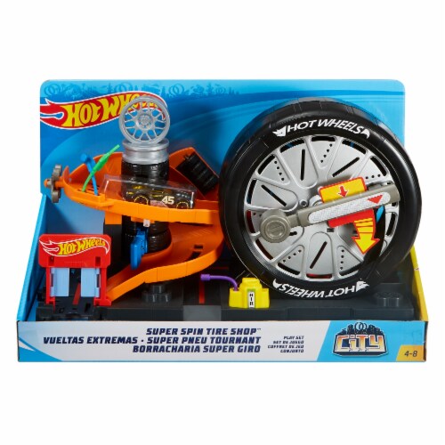 Hot Wheels City Super Tyre Shop Playset - Playpolis