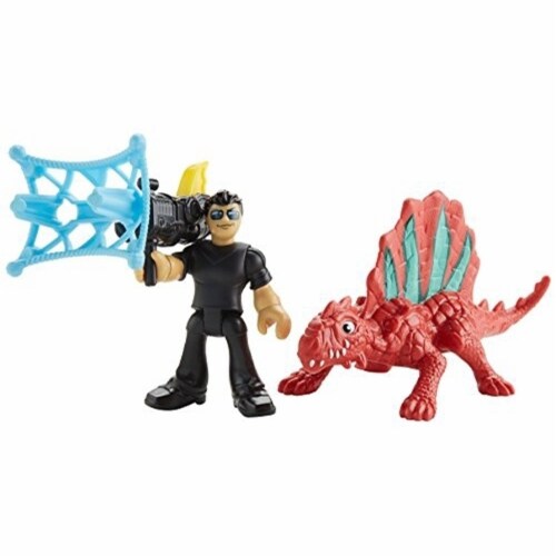 Fisher-Price Imaginext Jurassic World, Dr. Malcolm & Dimetrodon Perspective: front
