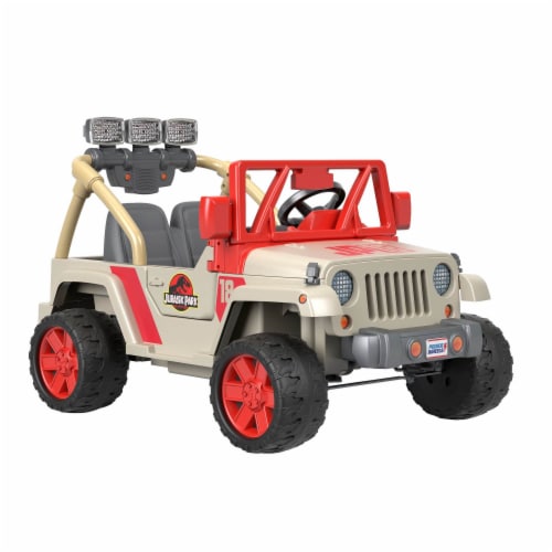 Fisher Price Power Wheels Jurassic Park Jeep Wrangler Ride On 1 ct Fred Meyer