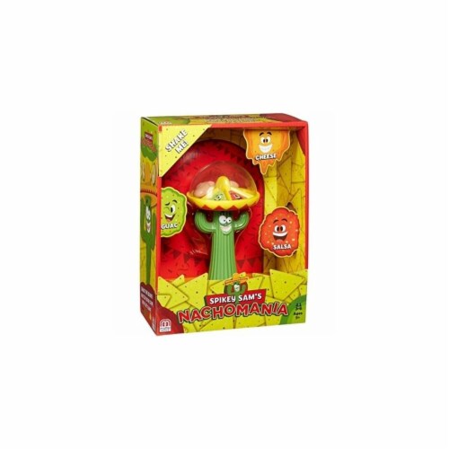 Mattel Spikey Sam's Nachomania Board Game Perspective: front