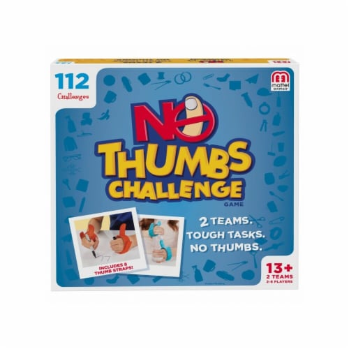 Mattel MTTFVJ04 The No Thumb Challenge Board Games Perspective: front