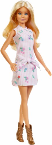 Barbie Fashionistas Doll - White / Pink Perspective: front